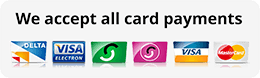 We accept all card payments